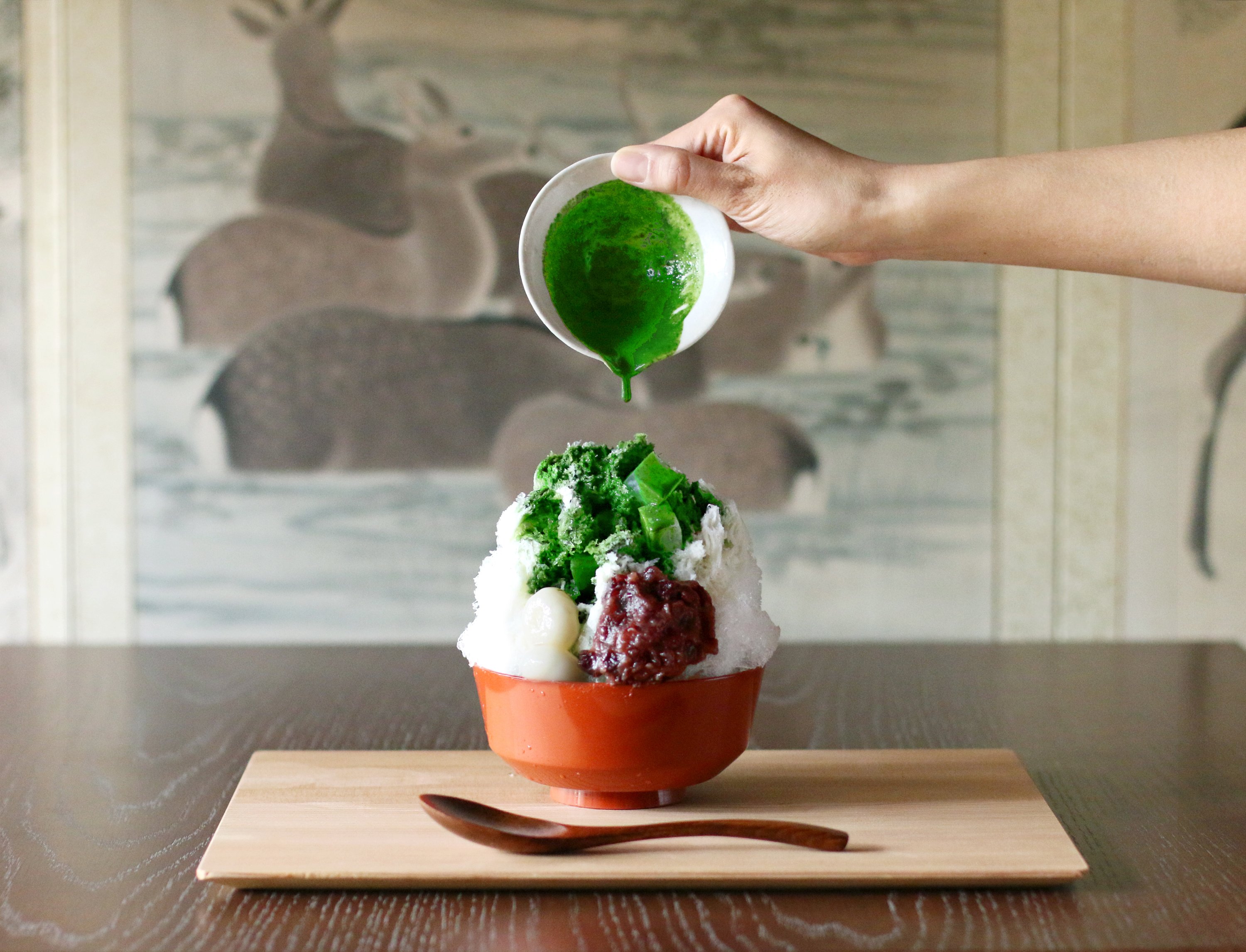 涼づくし6. 大和氷室で味わう、「茶論の白いかき氷」.jpg
