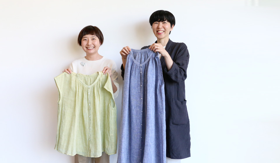 デザイナーが話したくなる「蚊帳生地で作った服」
